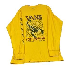 VANS Off the Wall Long sleeve Scorpion Tee Size L Mens Graphic Skate